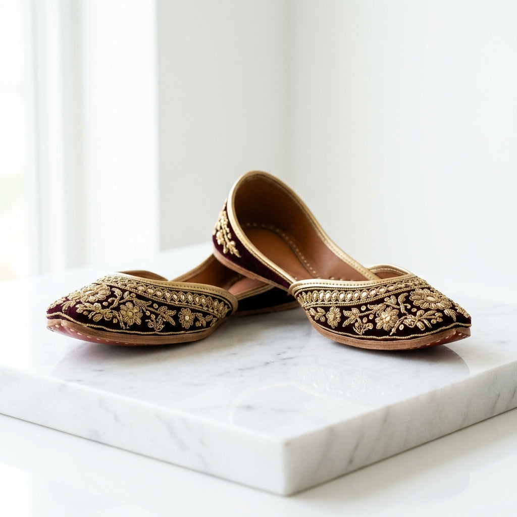 Embroidered Jutti