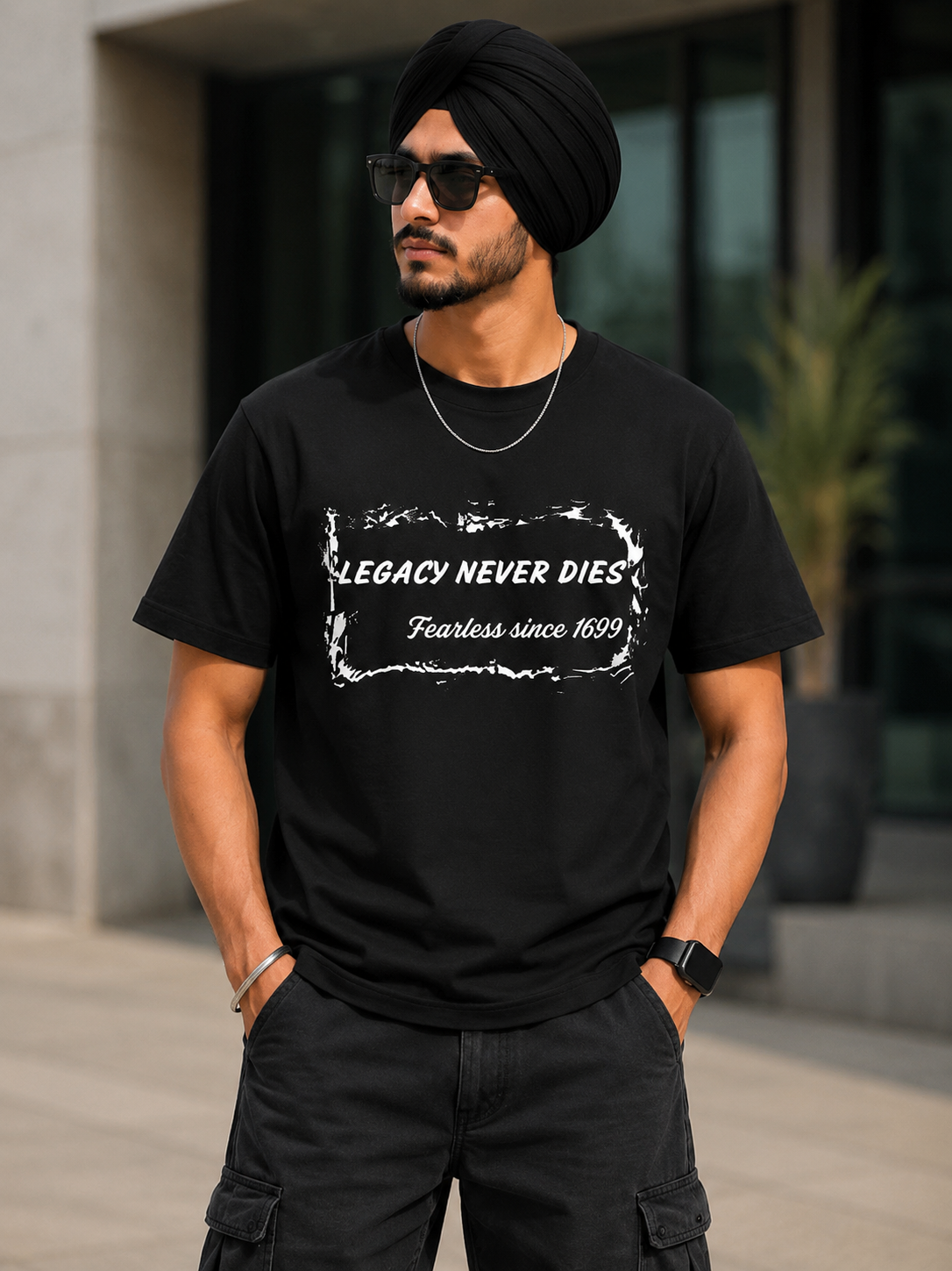 Legendary Sikh Warriors Graphic T-Shirt for Men
