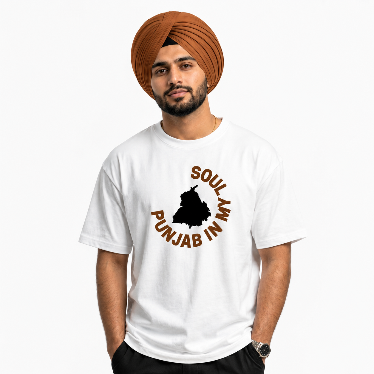 Soul in My Punjab Graphic T-Shirt for Men | Explore Punjab