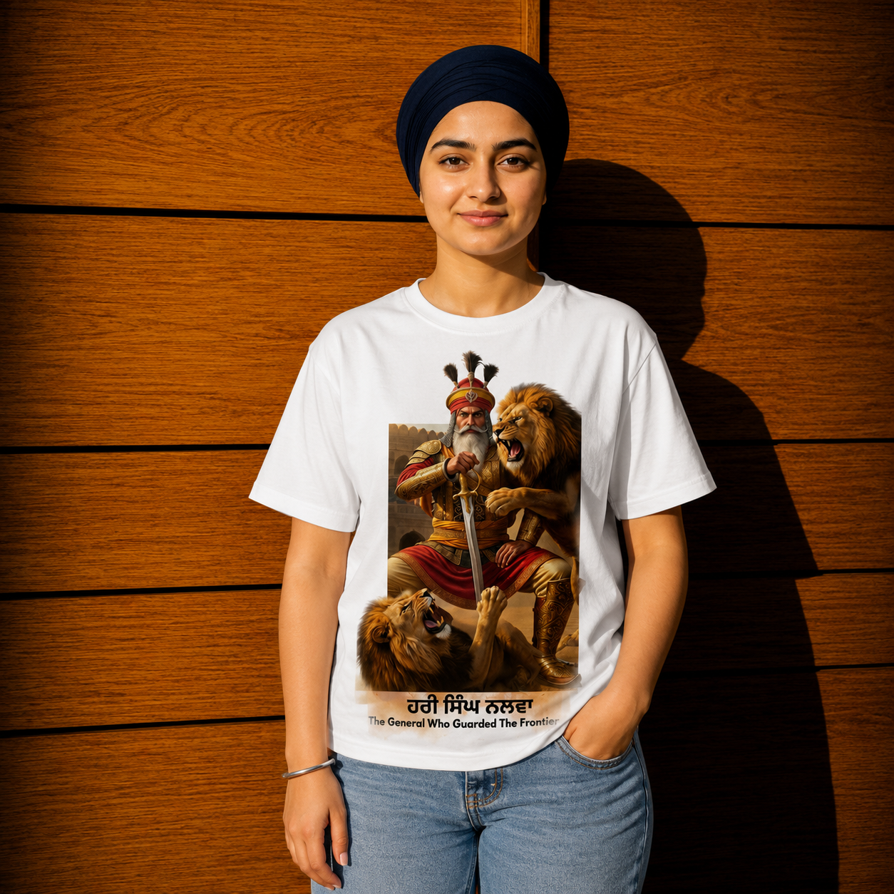 Hari Singh Nalwa Premium Cotton Graphic T-Shirt for Men