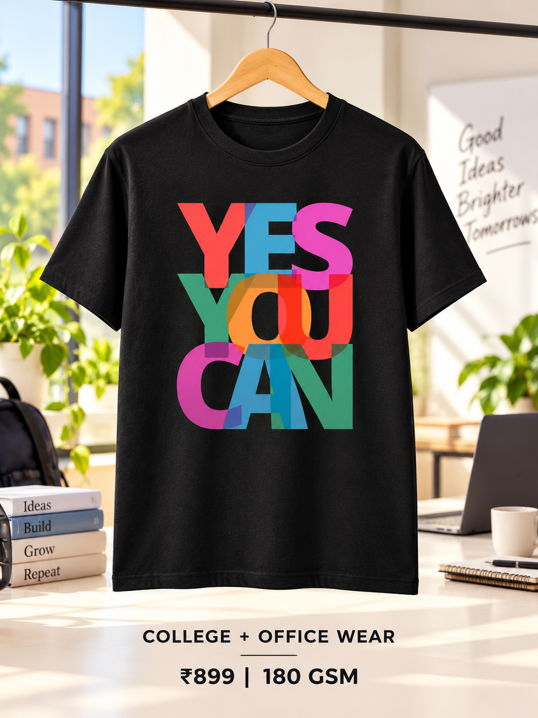 Yes You Can Printed T-Shirt | Made to Order