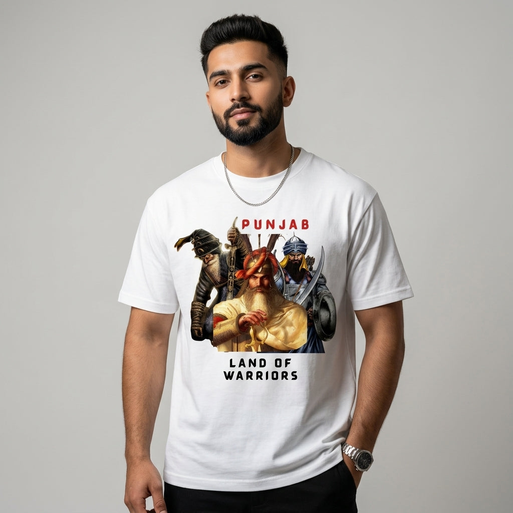Punjab Land of Warriors Graphic T-Shirt for Men