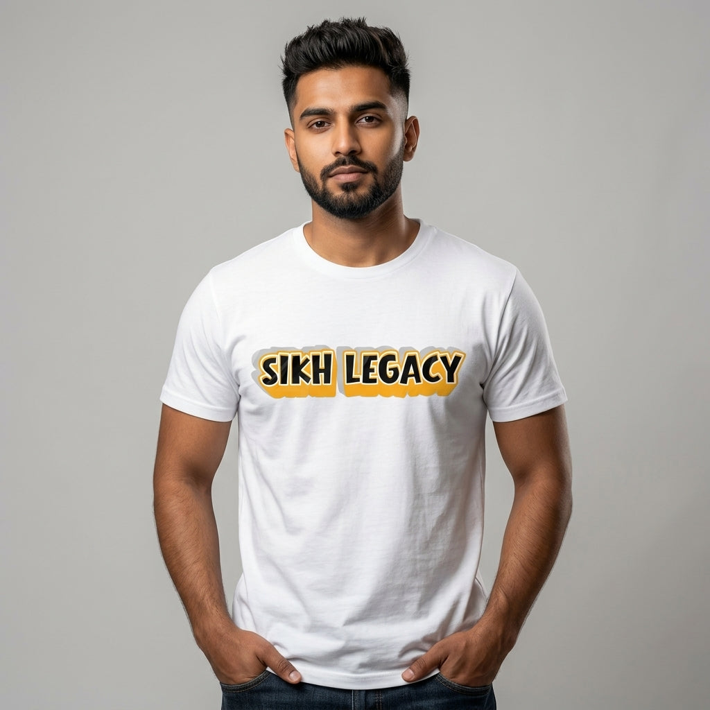 Sikh Legacy Graphic T-Shirt for Men | Explore Punjab