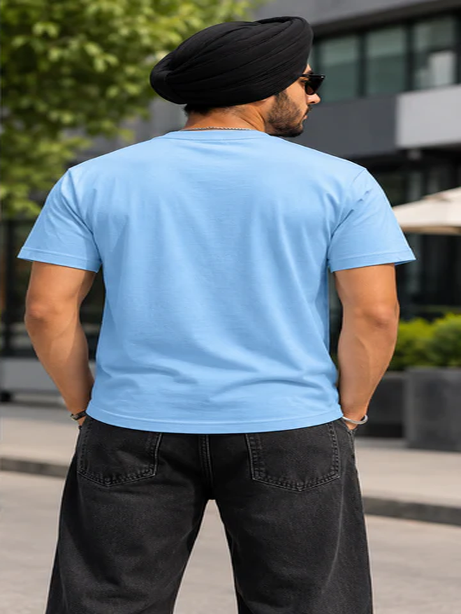 Never Back Down Premium Cotton Graphic T-Shirt for Men