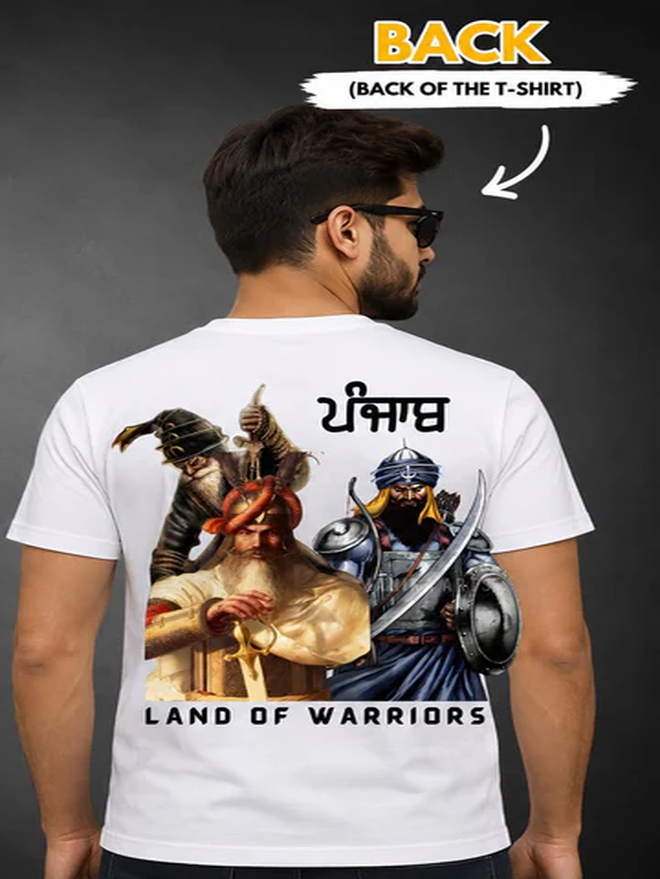 Sikh Legacy Graphic T-Shirt for Men | Explore Punjab