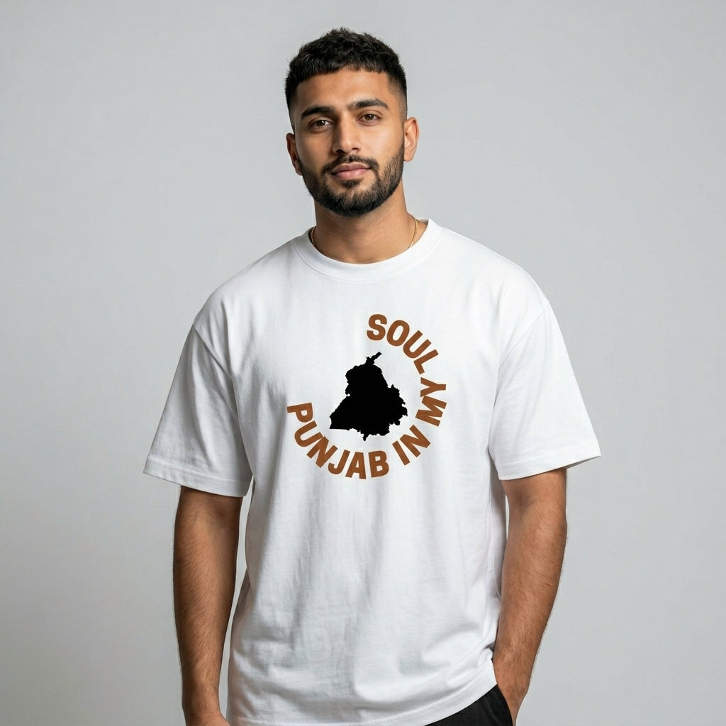Soul in My Punjab Graphic T-Shirt for Men | Explore Punjab