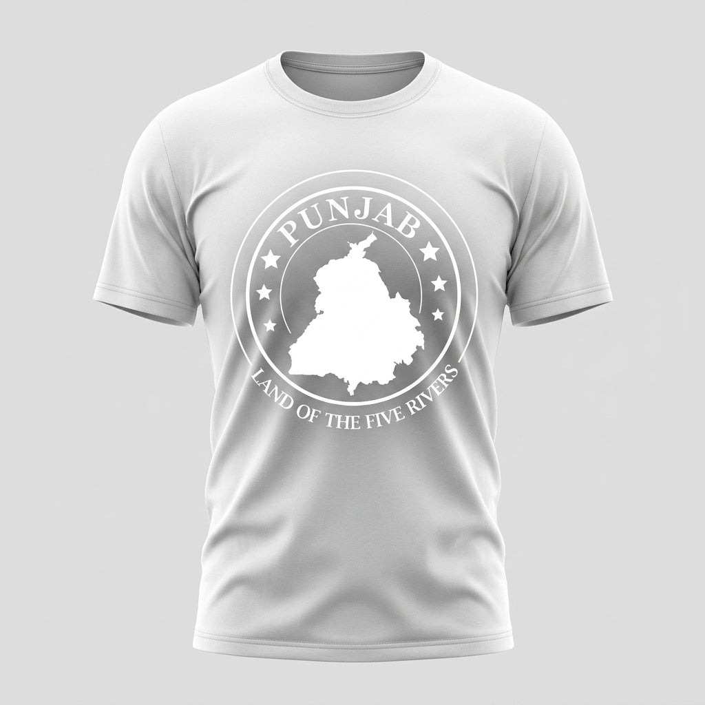 Punjab Land of Five Rivers Graphic T-Shirt for Men