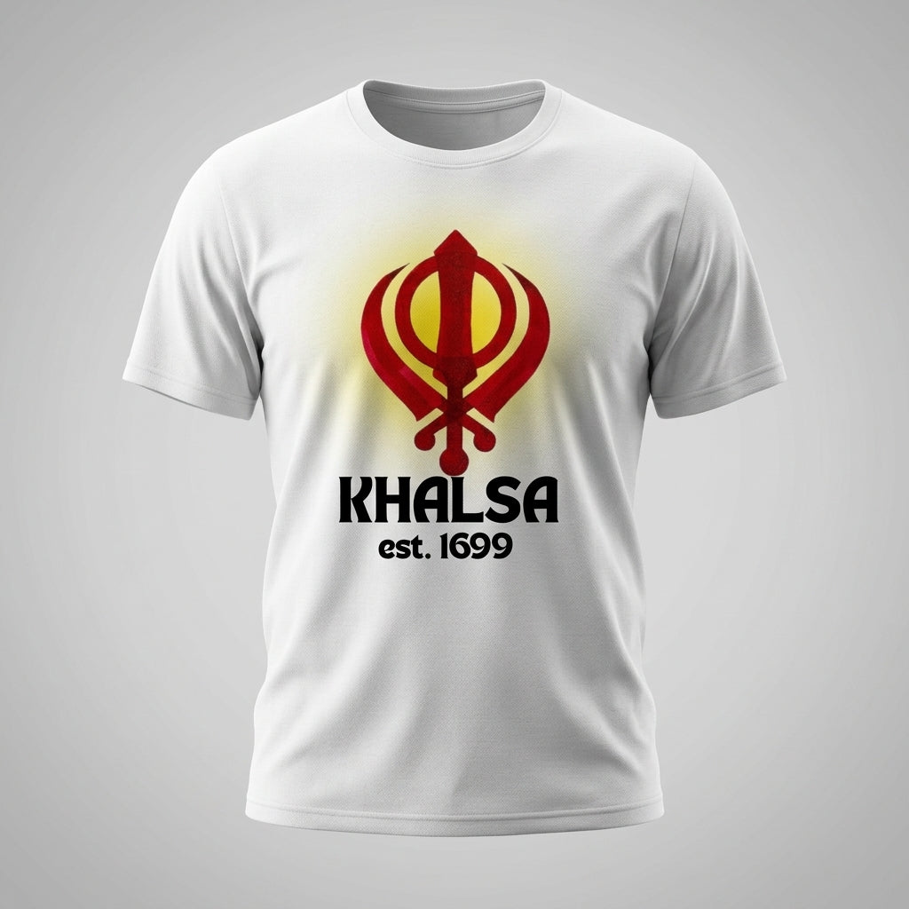 Khalsa Est. 1699 Premium Graphic Printed Cotton T-Shirt