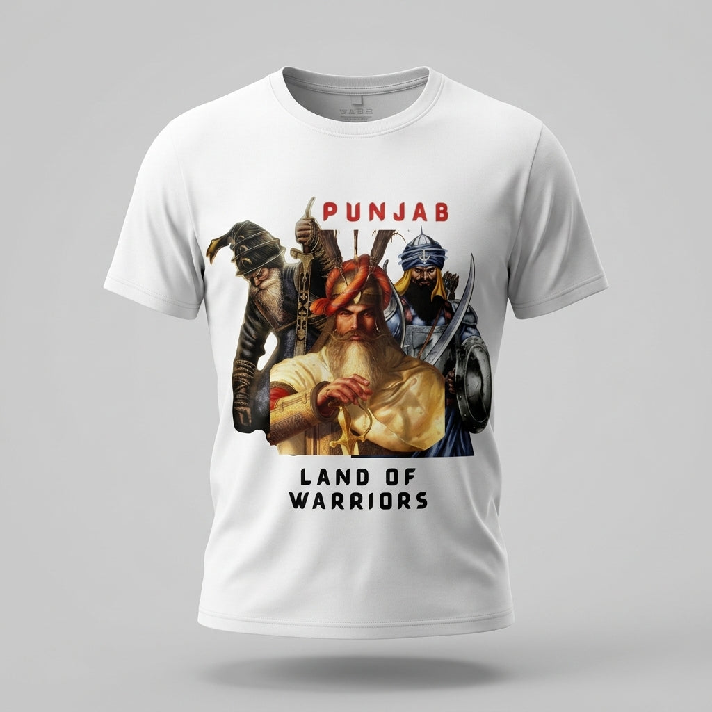 Punjab Land of Warriors Graphic T-Shirt for Men