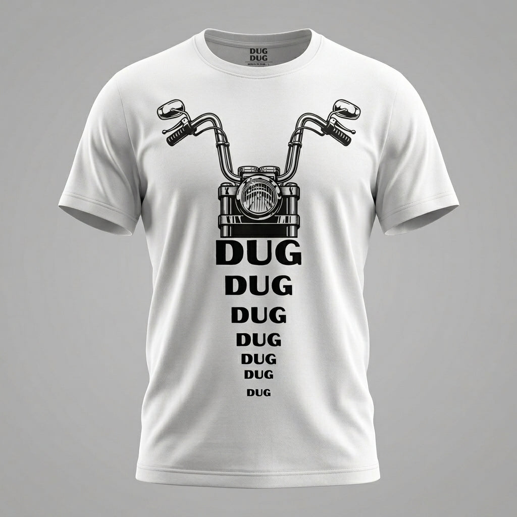 Dug Dug Bullet Bike Graphic T-Shirt for Men